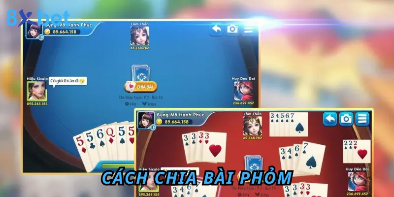 Cách Chơi Phỏm Online Miễn Phí Tại Cổng Game 8xbet 4 Hệ thống 8xbet sẽ tự động chia bài theo cách chơi phỏm cho 3-4 người