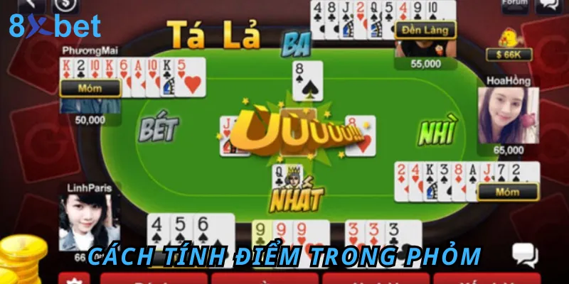 Cách Chơi Phỏm Online Miễn Phí Tại Cổng Game 8xbet 5 Kết quả thắng - thua được xác định dựa trên số lượt ù hoặc số bài rác