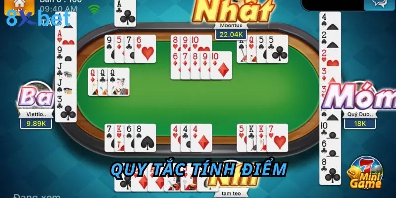 Tá Lả Online tại 8Xbet - Đánh bài mọi lúc mọi nơi cực đã 3 Quy tắc tính điểm