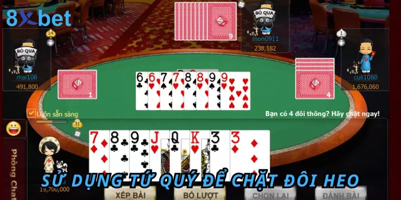 Tứ Quý Có Chặt Được Đôi Heo Không? Quy Định Cụ Thể Nhất 6 Sử dụng Tứ Quý để chặt đôi Heo